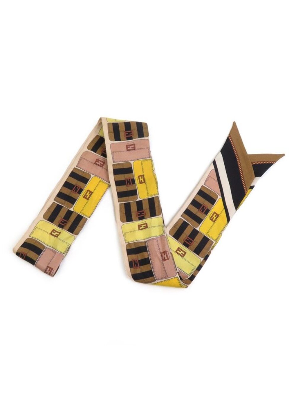 Fendi Ribbon Scarf Multicolor - Picture 3 of 7